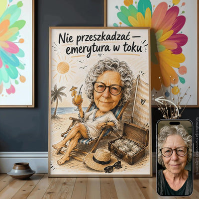 Prezent na emeryturę dla kobiety