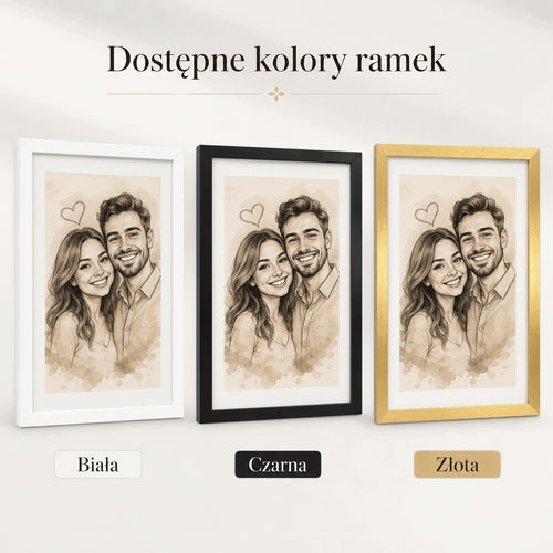 Bitwa o pilota – karykatura ze zdjęcia na rocznicę ślubu