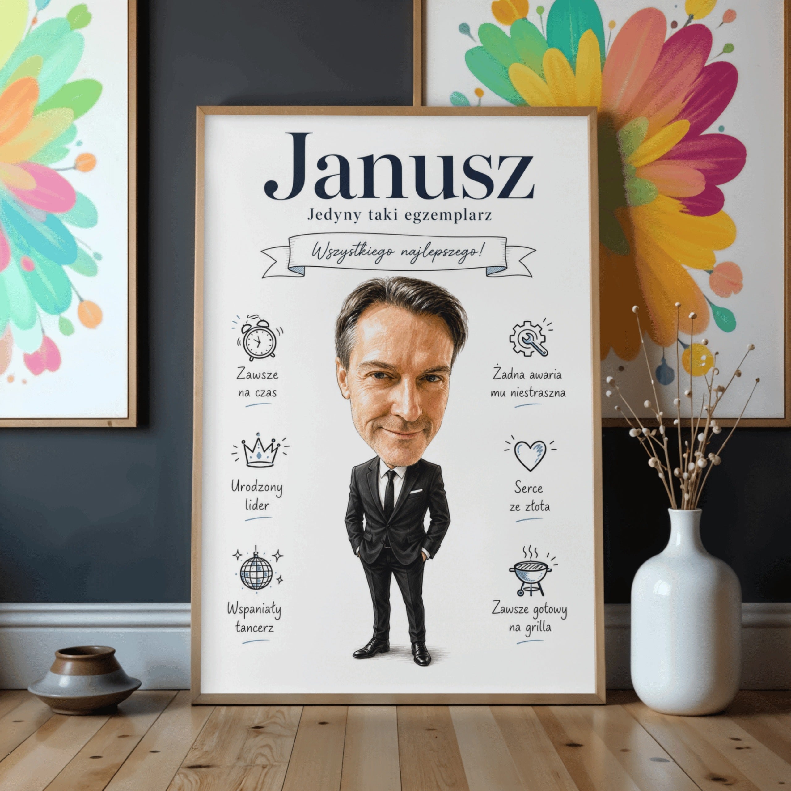 Jedyny taki egzemplarz – karykatura ze zdjęcia na prezent